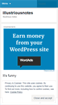 Mobile Screenshot of illustriousnotes.wordpress.com