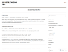 Tablet Screenshot of illustriousnotes.wordpress.com