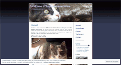 Desktop Screenshot of hyperesthesiefeline.wordpress.com