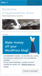 Mobile Screenshot of hyperesthesiefeline.wordpress.com