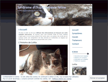 Tablet Screenshot of hyperesthesiefeline.wordpress.com