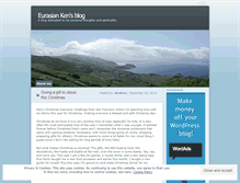Tablet Screenshot of eurasianken.wordpress.com