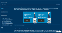 Desktop Screenshot of codeanticode.wordpress.com