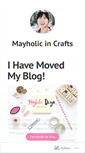 Mobile Screenshot of mayholicraft.wordpress.com