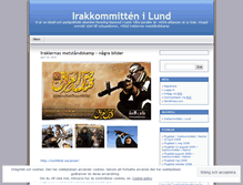 Tablet Screenshot of iraklund.wordpress.com