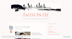 Desktop Screenshot of faithinoz.wordpress.com