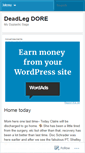 Mobile Screenshot of deadlegdore.wordpress.com