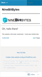 Mobile Screenshot of ninebitbytes.wordpress.com