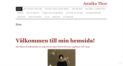 Desktop Screenshot of annikathor.wordpress.com