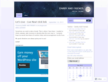 Tablet Screenshot of darbyandfriends.wordpress.com