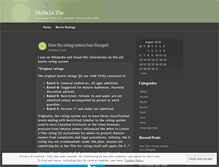 Tablet Screenshot of medialitthis.wordpress.com