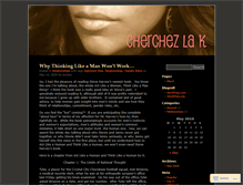 Tablet Screenshot of cherchezlak.wordpress.com