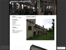 Tablet Screenshot of marmeladefabrikken.wordpress.com