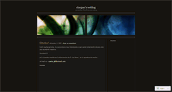 Desktop Screenshot of claupao.wordpress.com