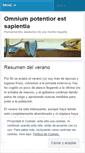 Mobile Screenshot of omniumpotentior.wordpress.com