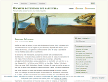 Tablet Screenshot of omniumpotentior.wordpress.com