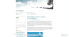 Desktop Screenshot of leifdaland.wordpress.com