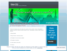 Tablet Screenshot of mekaresq.wordpress.com