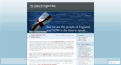 Desktop Screenshot of justiceforengland.wordpress.com