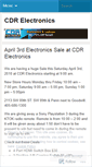 Mobile Screenshot of cdrelectronics.wordpress.com