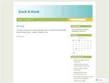 Tablet Screenshot of cookandhook.wordpress.com