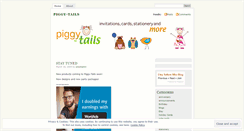 Desktop Screenshot of piggytails.wordpress.com