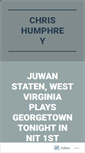 Mobile Screenshot of chrishumphrey.wordpress.com