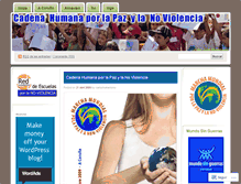 Tablet Screenshot of cadenahumana.wordpress.com