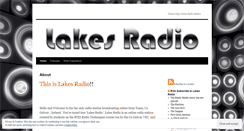 Desktop Screenshot of lakesradio.wordpress.com