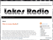 Tablet Screenshot of lakesradio.wordpress.com