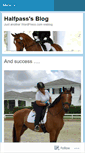 Mobile Screenshot of halfpass.wordpress.com