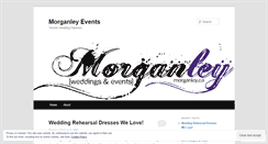 Desktop Screenshot of morganleyweddings.wordpress.com