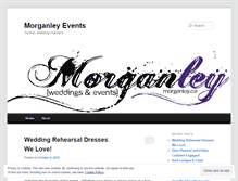 Tablet Screenshot of morganleyweddings.wordpress.com