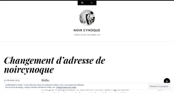 Desktop Screenshot of noircynoque.wordpress.com