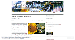 Desktop Screenshot of metrogamer.wordpress.com