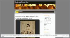 Desktop Screenshot of bodegasmonje.wordpress.com