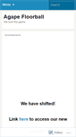 Mobile Screenshot of agapefloorball.wordpress.com