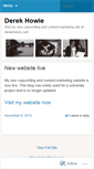 Mobile Screenshot of derekhowie.wordpress.com