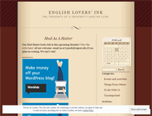 Tablet Screenshot of englishink.wordpress.com