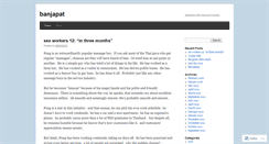 Desktop Screenshot of banjapat.wordpress.com