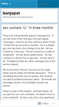 Mobile Screenshot of banjapat.wordpress.com