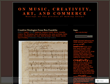 Tablet Screenshot of filmcomposer.wordpress.com