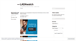 Desktop Screenshot of ladawatch.wordpress.com