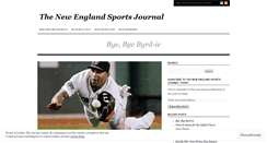 Desktop Screenshot of newenglandsportsjournal.wordpress.com