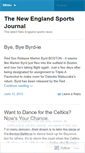Mobile Screenshot of newenglandsportsjournal.wordpress.com