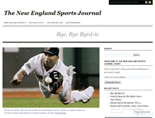 Tablet Screenshot of newenglandsportsjournal.wordpress.com