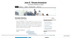 Desktop Screenshot of joseetimana.wordpress.com