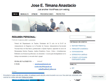 Tablet Screenshot of joseetimana.wordpress.com
