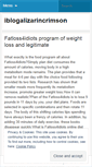 Mobile Screenshot of iblogalizarincrimson.wordpress.com