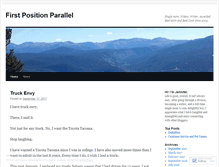 Tablet Screenshot of firstpositionparallel.wordpress.com